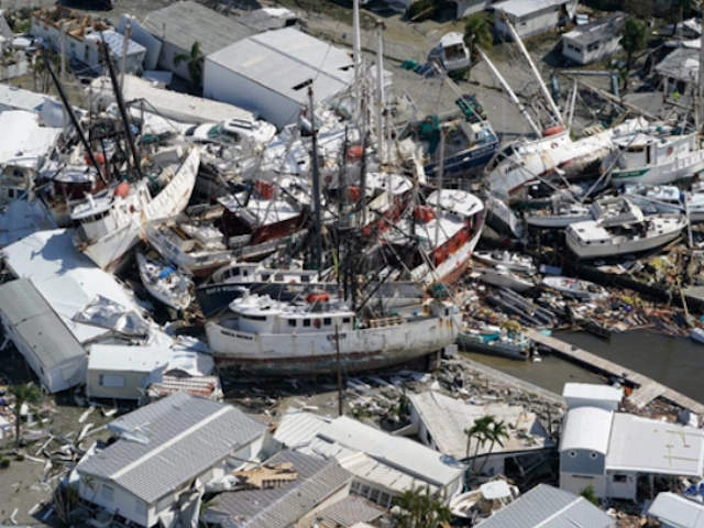 Последствия от урагана "Ян" в США схожи с результатами взрыва атомной бомбы