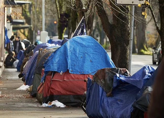 Лагеря бездомных стремительно растут по всей Америке